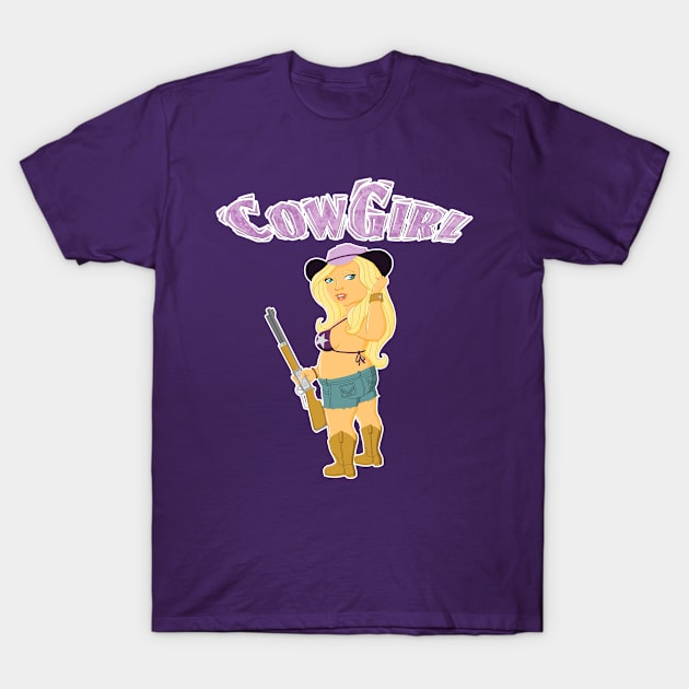 Cowgirl T-Shirt by scoffin